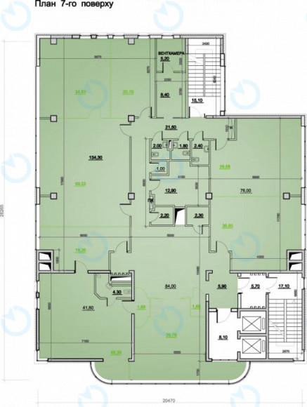 Оренда офісу 406 м.кв 7 поверх Дегтярівська, 33В - фото 4