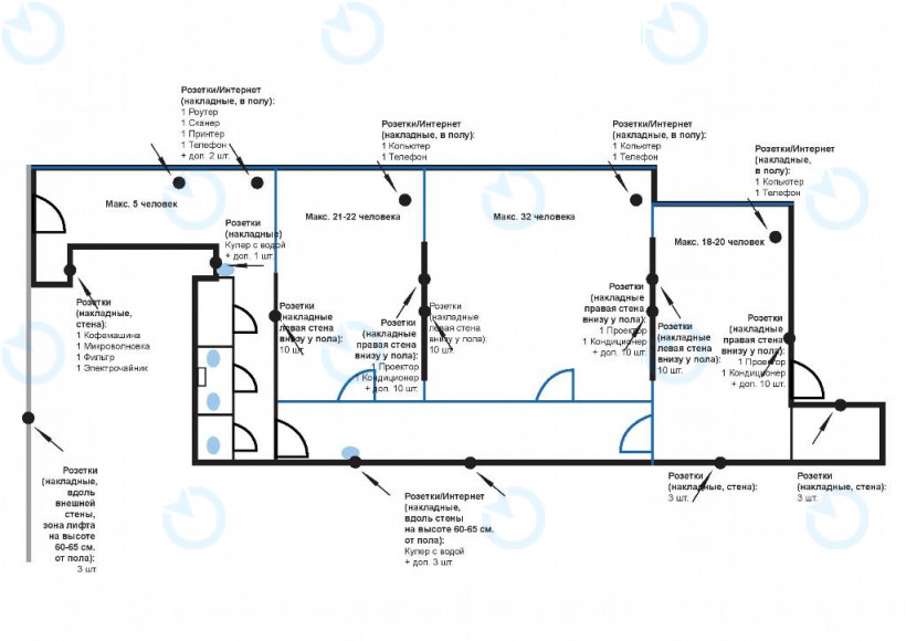 Оренда офісу 181 м.кв 4 поверх ЖК Hoffman Haus - фото 19